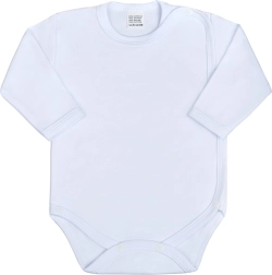 New Baby Classic white long-sleeved full-snap baby bodysuit 62