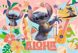 Dėlionė 100 – „STITCH IR DRAUGAI VEIKSME“ iš DISNEY Trefl