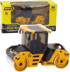 Metalinis kelių volas HUINA 1:50 geltonas