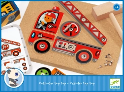 Djeco Wooden Hammering Cars