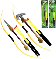 Native American set with bow and arrows