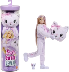 Barbie Cutie Reveal violetinis kačiukas – saldi kaspinėlis
