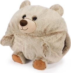 Cozy Noxxiez meškiuko šildanti pliušinė pagalvė 3 viename