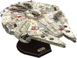 4D popierinis modelis STAR WARS Millennium Falcon su stovu