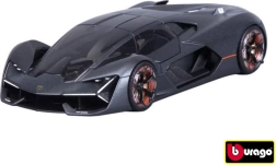 Metalinis modeliukas Bburago 1:24 Lamborghini Terzo Millenio pilkas