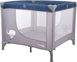 FREEON Elephant Playpen – grey/blue