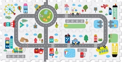 Putų dėlionė kelias, 8 vnt.