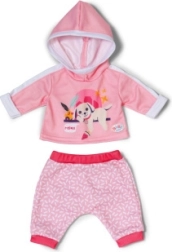 Rožinis treningų komplektas BABY born lėlėms 43 cm