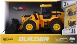 Statybinis krautuvas 1:16 su inerciniu mechanizmu, šviesa ir garsais
