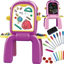 Woopie kids’ double-sided drawing board 2-in-1 with accessories