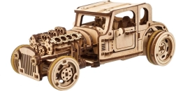 Ugears 3D medinė mechaninė dėlionė Hot Rod Furious Mouse