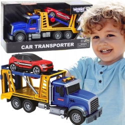 WOOPIE vilkikas su traliuku ir automobiliuku, šviesa ir garsas