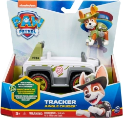 Paw Patrol Tracker Jungle Cruiser – transporto priemonė su figūrėle eco
