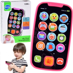 Interaktyvus vaikiškas išmanusis telefonas HOLA – mano pirmasis išmanusis