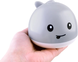 Maudymosi banginis su fontanu ir besikeičiančiomis šviesomis – Fontanas