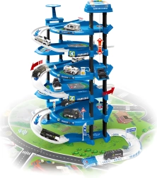 Policinis XXL parkavimo rinkinys su miesto žaidimų kilimėliu, 82 dalys