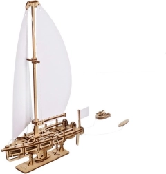 Ugears 3D medinė burlaivė Ocean Beauty – surenkamas modelis