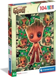 Dėlionė Clementoni Super Color 104 dalių – MARVEL Groot