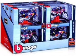 Motociklas Bburago Red Bull 1:18 metalinis modelis