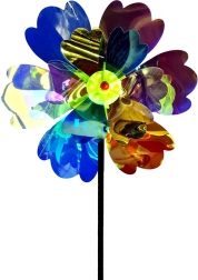 Spalvingas vėjo malūnėlis 50 × 28 cm