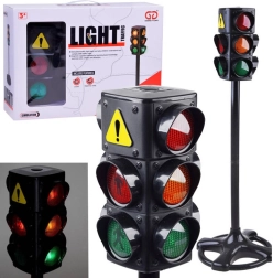 Didelis vaikiškas šviesoforas su garsu ir šviesomis