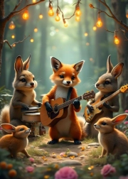 Dėlionė Miško koncertas 300 dalių BLUEBIRD