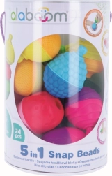 Trefl konstruktorius Lalaboom 5 Viename sujungiamo koralai, 24 dalys