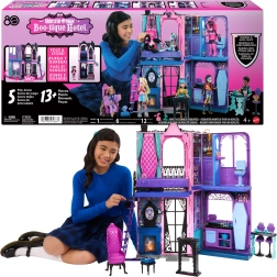 Monster High Boo-tique hotelis – baisus sulankstomas viešbučio namelis su baldais ir priedais