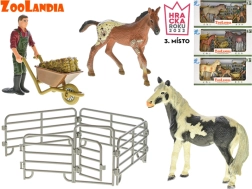 Zoolandia horse and foal figures with accessories - 1 piece