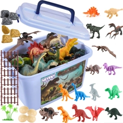 40 vnt. dinozaurų figūrėlių rinkinys WOOPIE