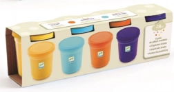 Colorful Modeling Dough DJECO - 4 Natural Colors