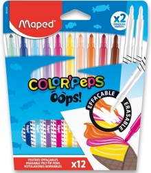 Fixy MAPED Color’Peps Oops 12 colors + 2 erasers