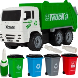 Garbage Truck with Sorting Containers