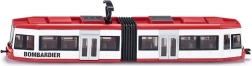 Metalinio tramvajaus modelis 1:87 Siku Super dviejų sekcijų BOMBARDIER