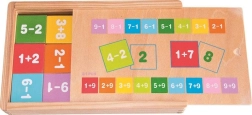 Medinės edukacinės kortelės sudėčiai ir atimčiai