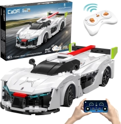 CaDA RC konstruktorius lenktyninis automobilis Pininfarina H2 Speed 1:20 baltas (296 dalys, Dual Mode)