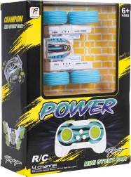 RC kaskadininkų automobilis 1:32 Power Stunt – mėlynas