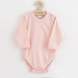Baby full-opening bodysuit New Baby Classic II, light pink, size 62 (3–6 months)