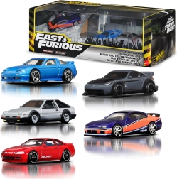 Hot Wheels Greiti ir įsiutę – 5 metalinių automobiliukų rinkinys FAST & FURIOUS