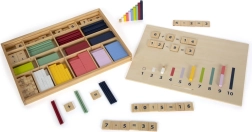 Medinė matematikos mokomoji rinkinys dėžutėje SMALL FOOT Educate