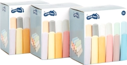 SMALL FOOT spalvotų kreidelių rinkinys – 3×12 vnt. šaligatviui ir lentai