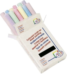 Spalvota kreida lentai arba asfaltui