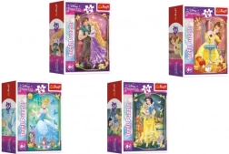Mini dėlionė DISNEY PRINCESS 54 dalių – 4 motyvai