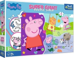 Milžiniška dėlionė iš 15 dalių – pažink linksmąją PEPPĄ PIG