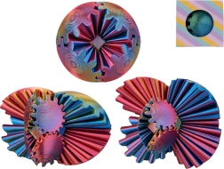 Antistresinė transformuojama dėlionė iš 3D spausdinio, 3 viename, 6 cm – 1 vnt.