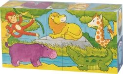 Wooden Blocks Safari and Arctic, 5 blocks