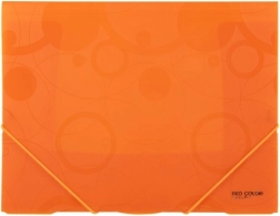 A4 oranžinis segtuvas su gumele Neo Colori