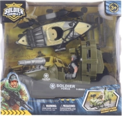 Karinis rinkinys su valtimi ir kajaku