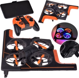 Pramoginis dronas su kamera ir apšvietimu