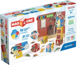 Geomag Magicube Trys paršiukai – magnetiniai kubeliai ir klipsai